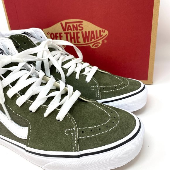 VANS Sk8-Hi Grape Leaf White Suede Men's Size - Picture 5 of 8